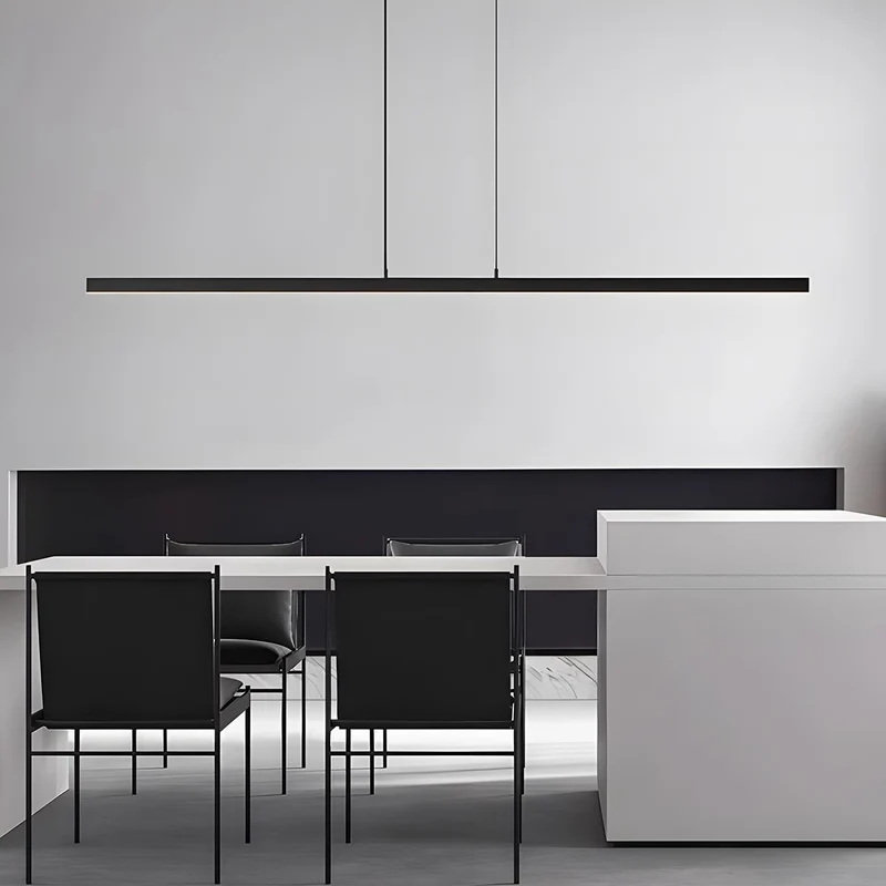 Hanglamp Aluminium Zwart Verstelbaar LED 3 Lichtstanden Woonkamer Keuken Eetkamer Modern Scandinavisch Design | Sansoti