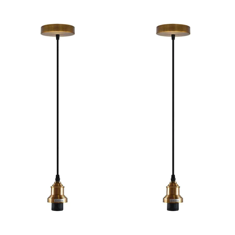 Minimalistische Pendelleuchte – Vintage E27 Fassung Hängelampe ~3930