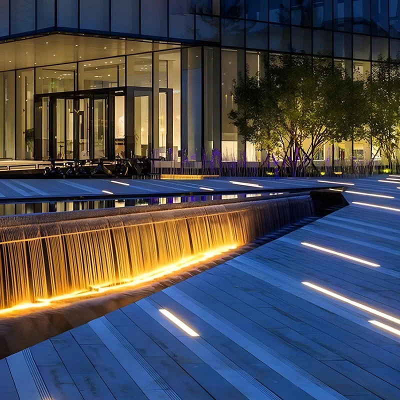 Inbouw LED Grondverlichting 100cm RVS Waterdicht Strip 2400 Lumen Tuin Terras Pad Buitenverlichting Warm Wit | Sansoti