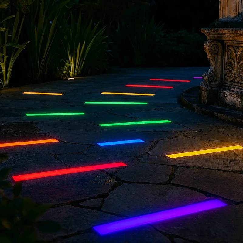 Inbouw LED Grondverlichting 100cm RVS Waterdicht Strip 2400 Lumen Tuin Terras Pad Buitenverlichting Warm Wit | Sansoti