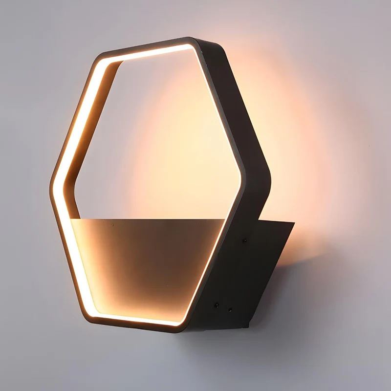 Wandlamp voor Buiten met Geïntegreerde Plantenbak Zonne-Energie LED Zwart Waterdicht Tuinverlichting Terras | Sansoti