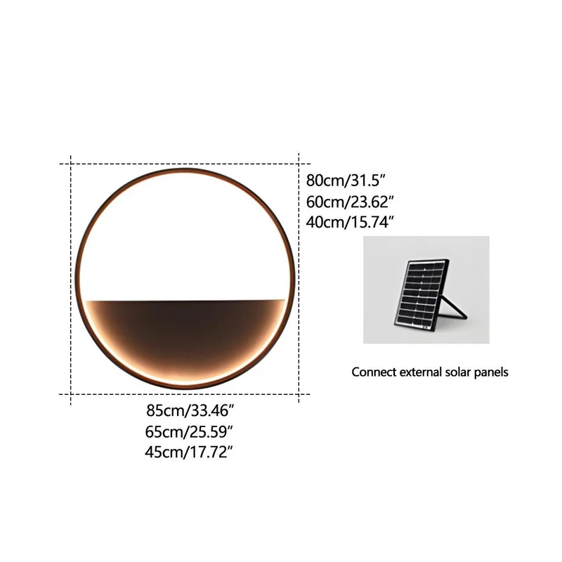 Wandlamp voor Buiten met Geïntegreerde Plantenbak Zonne-Energie LED Zwart Waterdicht Tuinverlichting Terras | Sansoti