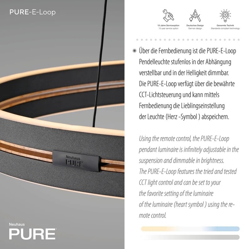 Paul Neuhaus - Pendelleuchte Pure E-Loop LED