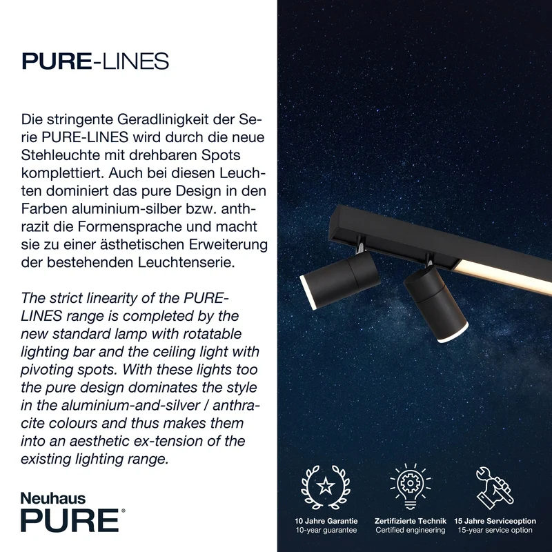 Paul Neuhaus - Deckenleuchte Pure Lines Spot
