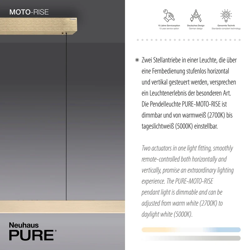 Paul Neuhaus - Pendelleuchte Pure Moto-Rise