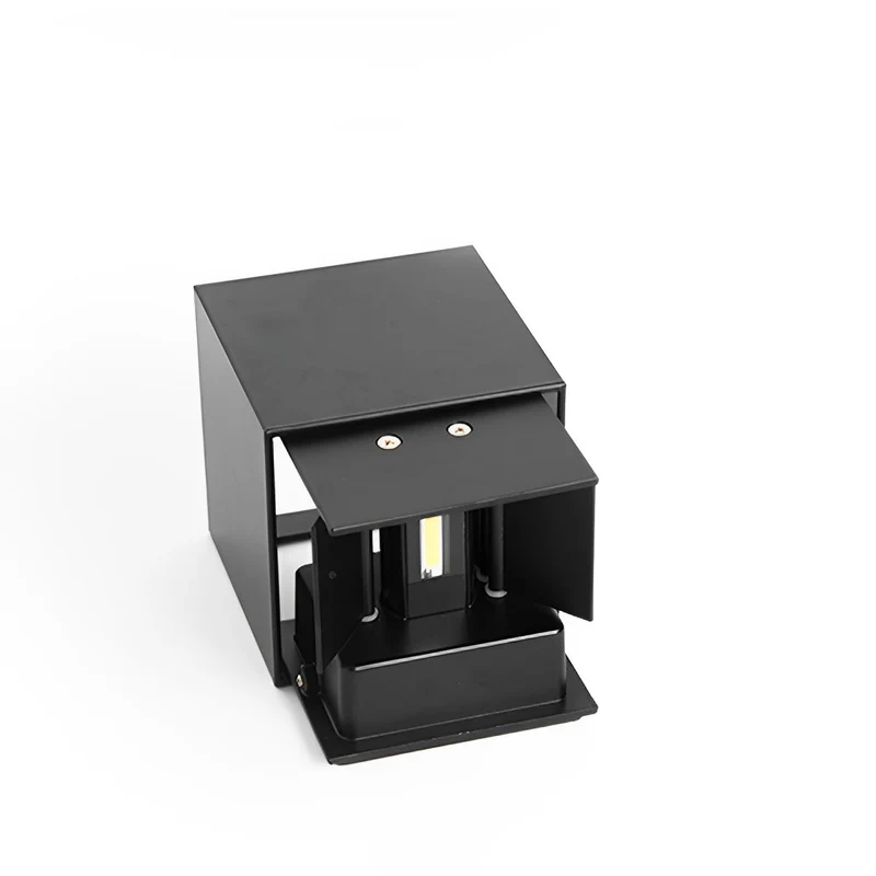 Buitenwandlamp LED Up & Down Zwart Wit Waterdicht Aluminium Gevel Verlichting Buiten Terras Tuin Entree | Sansoti