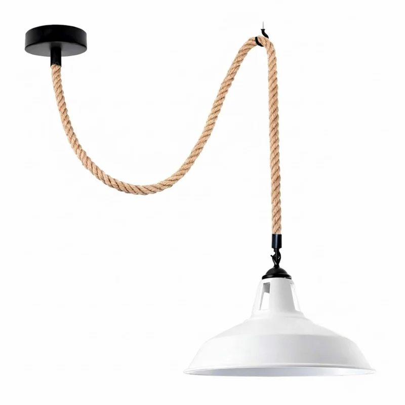 Maritime Seil-Pendelleuchte Dezentral Esstisch E27 ~3885