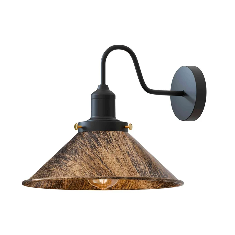 All Seasons Life Design Wandleuchte Metall | Schwanenhals Retro Wandstrahler~4029