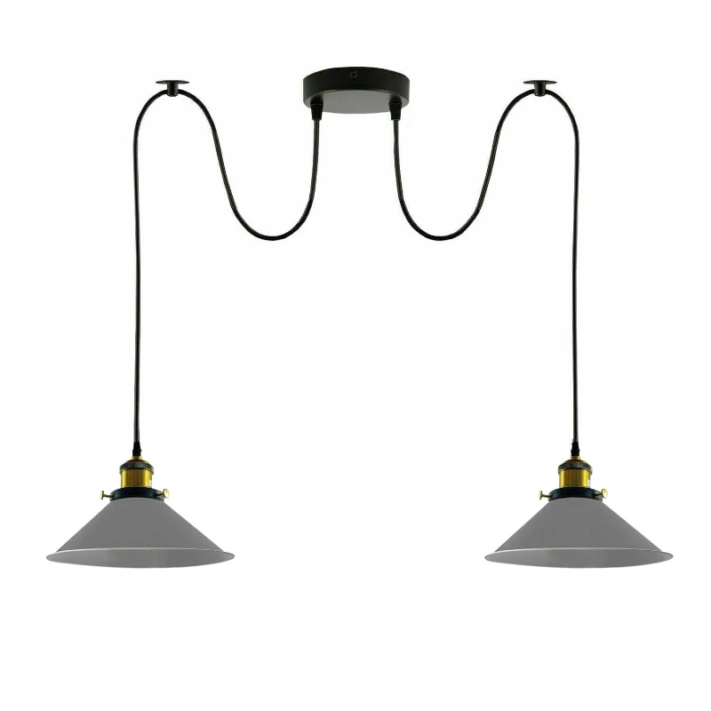 All Seasons Life Spinnenlampe Pendelleuchte 1 - 8 Wege Grau ~3949