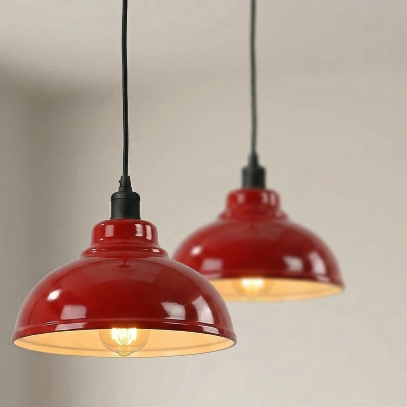 Industrie Fabrikpendelleuchte Ø 29cm Retro Hängeleuchte ~3427