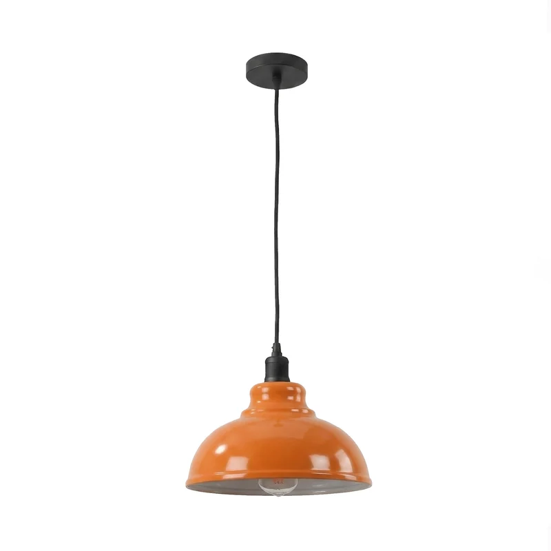 Industrie Fabrikpendelleuchte Ø 29cm Retro Hängeleuchte ~3427