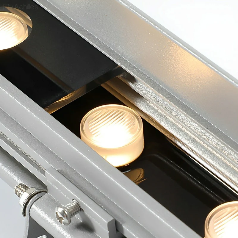 LED Gevelverlichting Waterdicht 24V Aluminium Buitenlamp Wandwaslicht voor Architectuur en Tuinverlichting | Sansoti