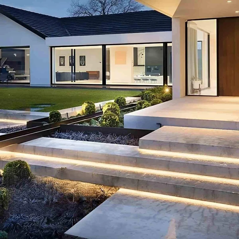 Flexibele LED Lichtstrip Waterdicht 24V COB voor Trap Onderwaterverlichting Zwembad Tuin en Buitenruimtes | Sansoti
