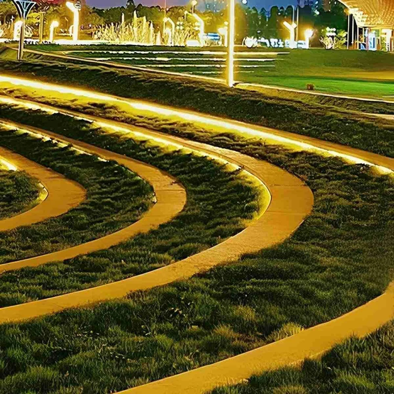 Flexibele LED Lichtstrip Waterdicht 24V COB voor Trap Onderwaterverlichting Zwembad Tuin en Buitenruimtes | Sansoti