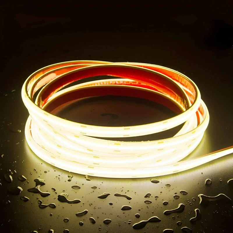 Flexibele LED Lichtstrip Waterdicht 24V COB voor Trap Onderwaterverlichting Zwembad Tuin en Buitenruimtes | Sansoti