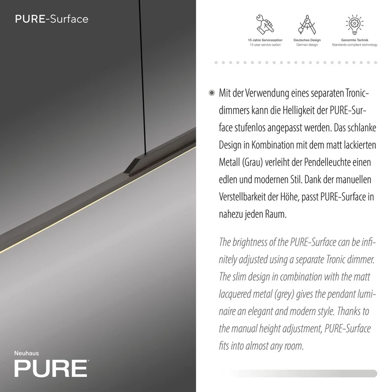 Paul Neuhaus - Pendelleuchte Pure Surface