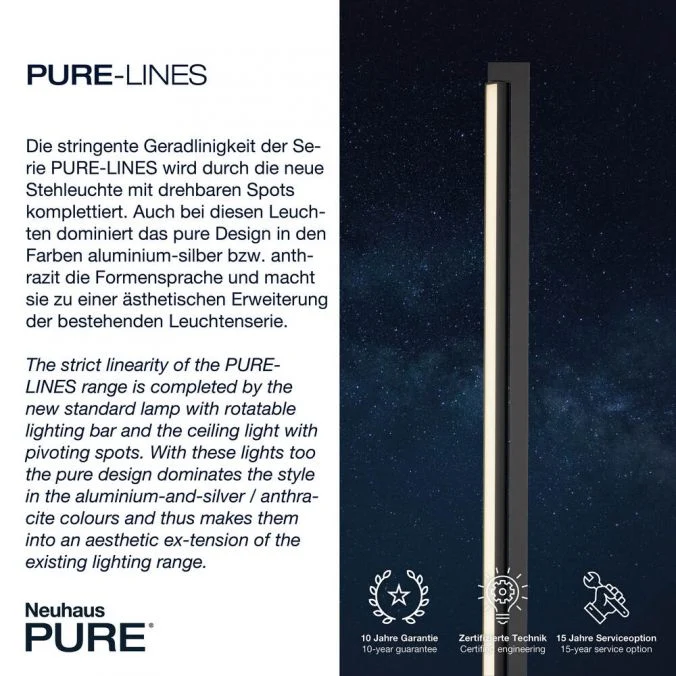 Paul Neuhaus - Stehleuchte Pure Lines Floor