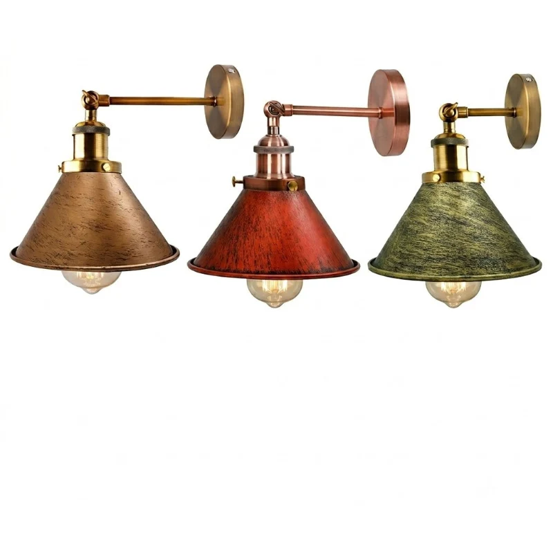 All Seasons Life Retro Wandleuchte Industrie-Design E27 Metall ~3826
