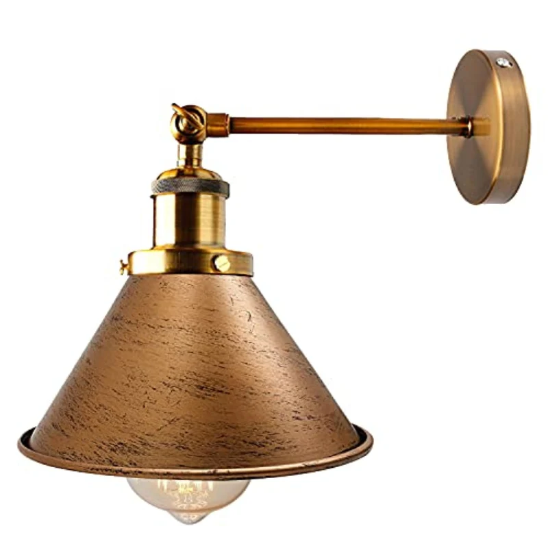 All Seasons Life Retro Wandleuchte Industrie-Design E27 Metall ~3826