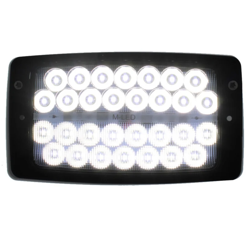 Rechteckige Traktorkabinen-Arbeitsleuchte mit kombiniertem Flut- und Spotlicht / 90 W