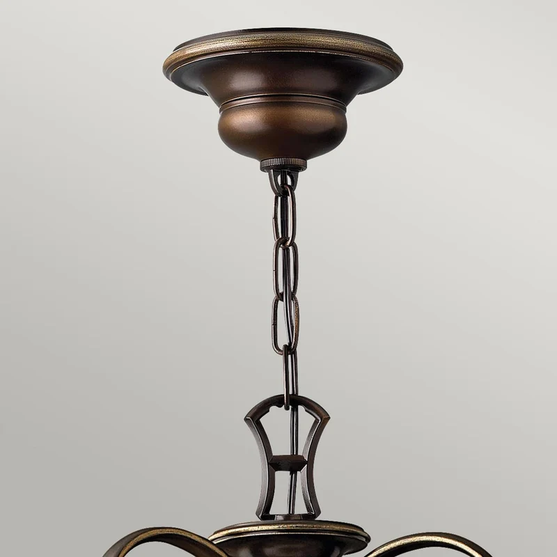 Kronleuchter Cello 9-flammig Bronze Ø 91cm