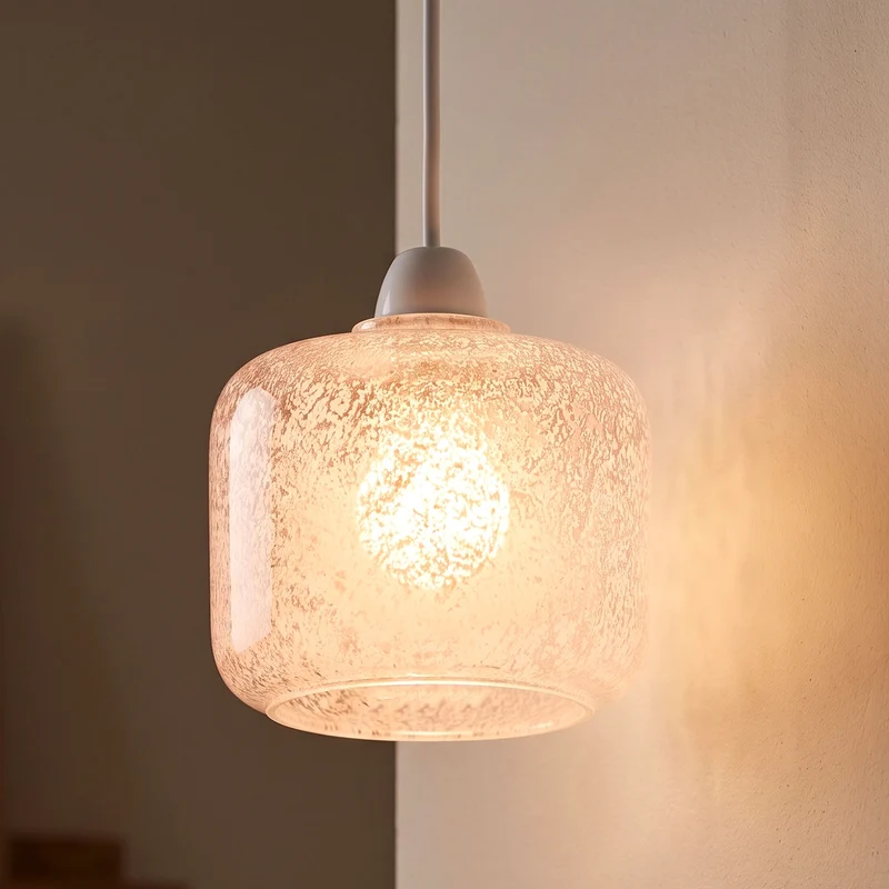 Pendelleuchenschirm aus Milchglas, E27, einfach zu montieren | Ø 10,5cm~4037