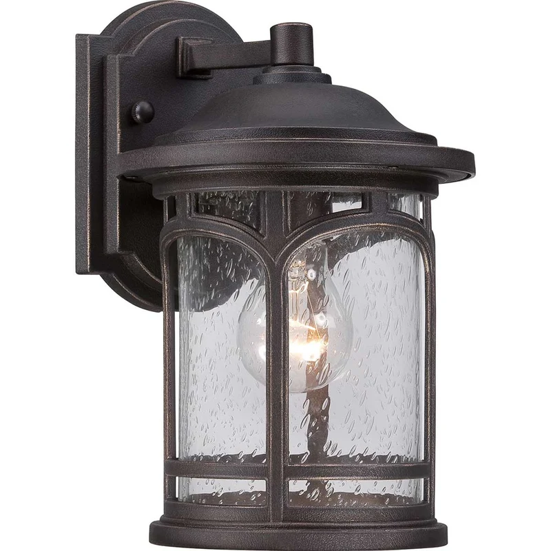 Außen-Wandlaterne Marblehead 1-flammig Klassisch IP44 Bronze 18x21cm
