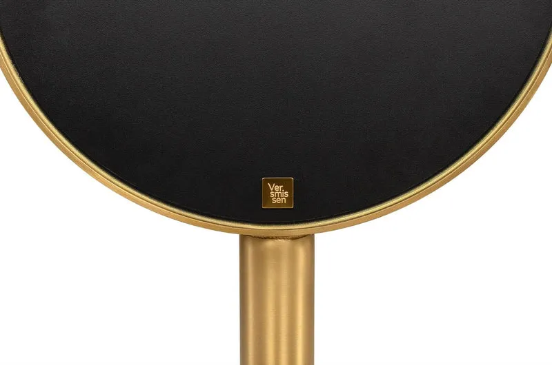 Casa Padrino Luxus Standspiegel Silber Ø 45 x H. 175 cm - Standspiegel in ganzer Körperhöhe aus Edelstahl und Glas - Luxus Deko Accessoires