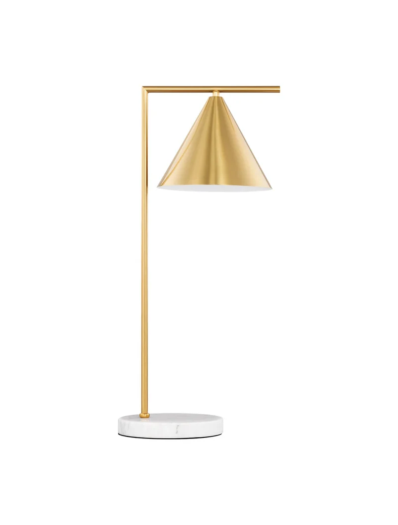 Sway Tischleuchte Gold, Weiß