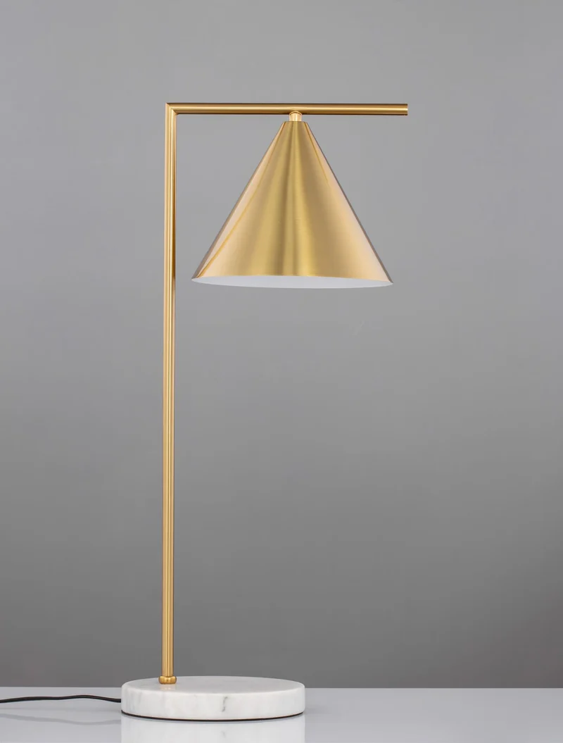 Sway Tischleuchte Gold, Weiß