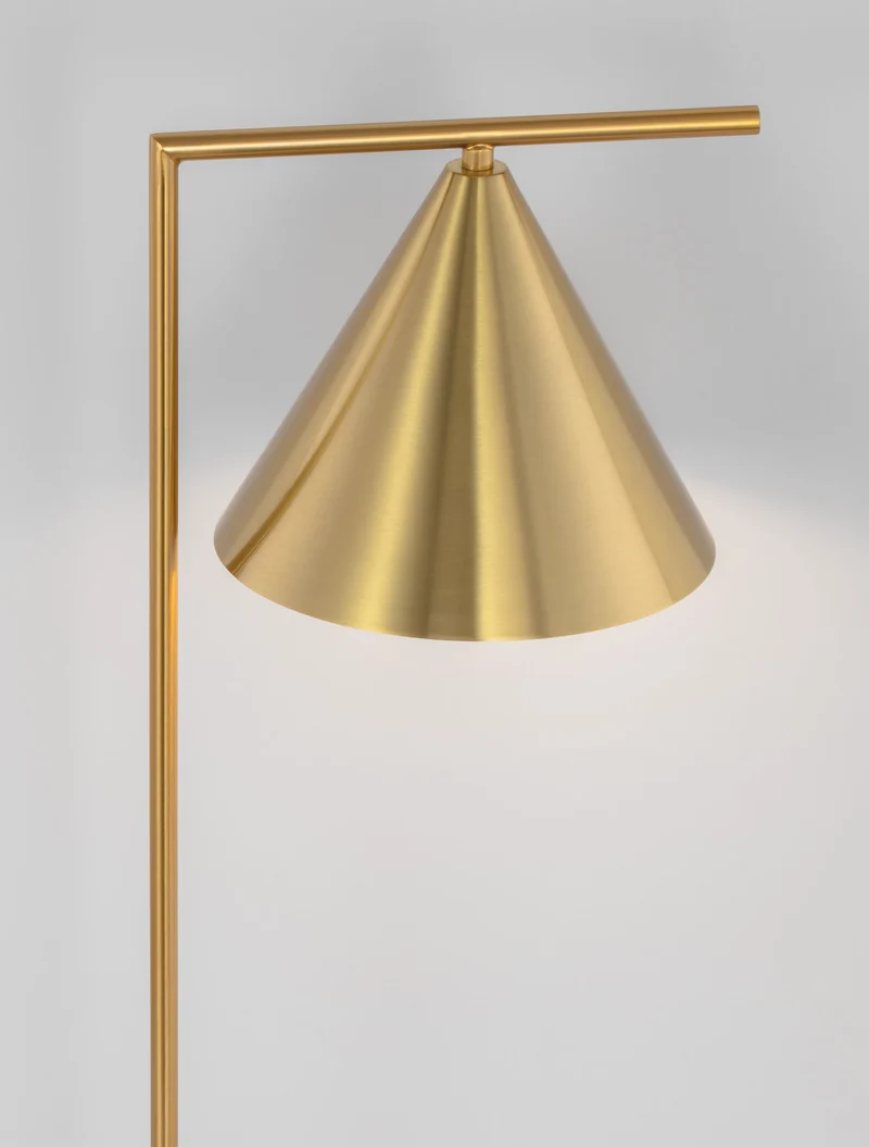 Sway Tischleuchte Gold, Weiß