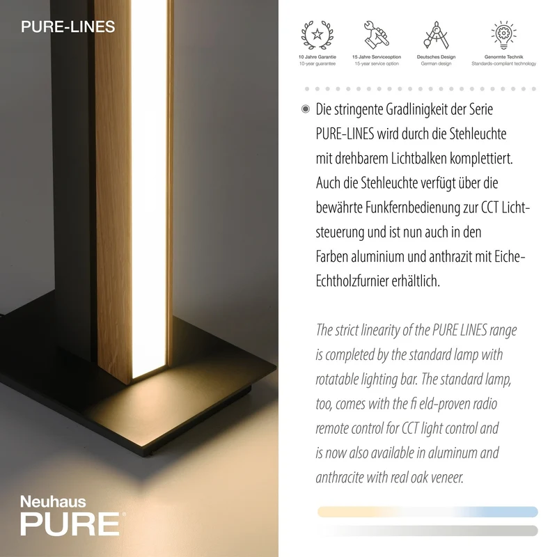 Paul Neuhaus - Stehleuchte Pure Lines Floor