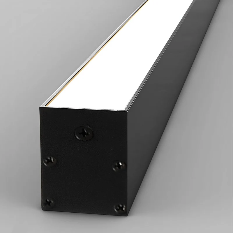 LED Plafondlamp Streep Dimbaar met Afstandsbediening Zwart Wit Aluminium Woonkamer Slaapkamer Modern | Sansoti