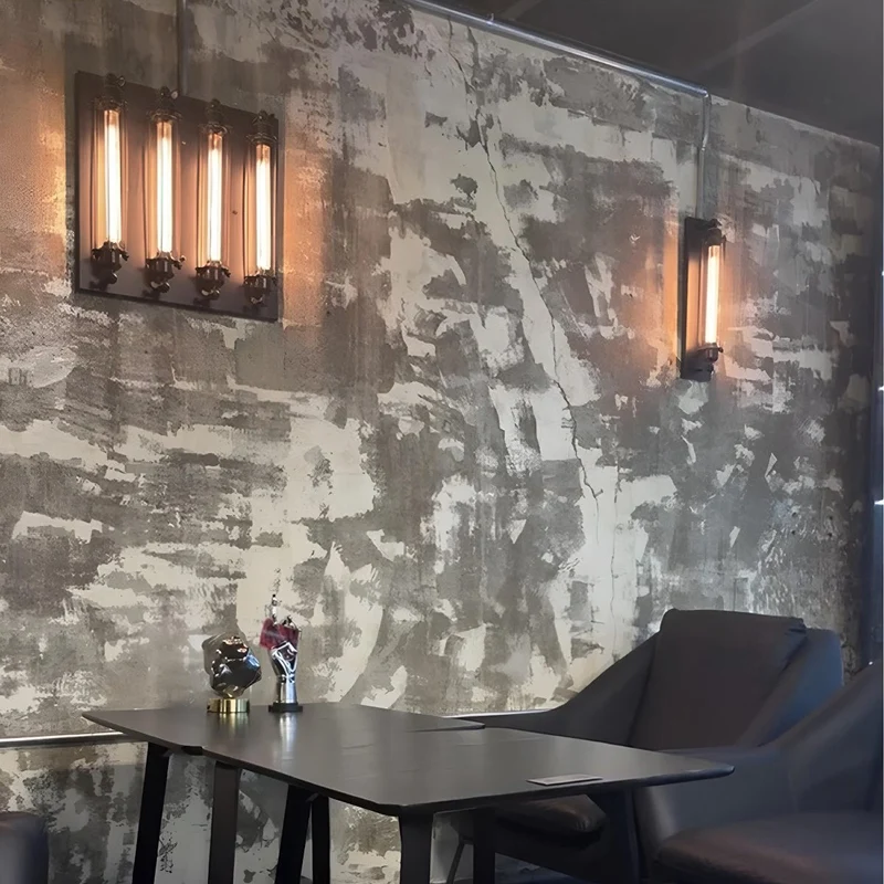 Industriële Wandlamp Ijzer & Glas Warm Wit LED Vintage Stijl Hardwired Retro Look Wandverlichting Woonkamer | Sansoti