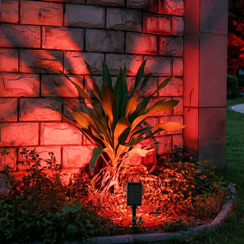 Verstelbare Solar LED Tuinspot Waterdicht IP68 Zwart Buitenverlichting Boomspot Grondspot Tuin Accent | Sansoti