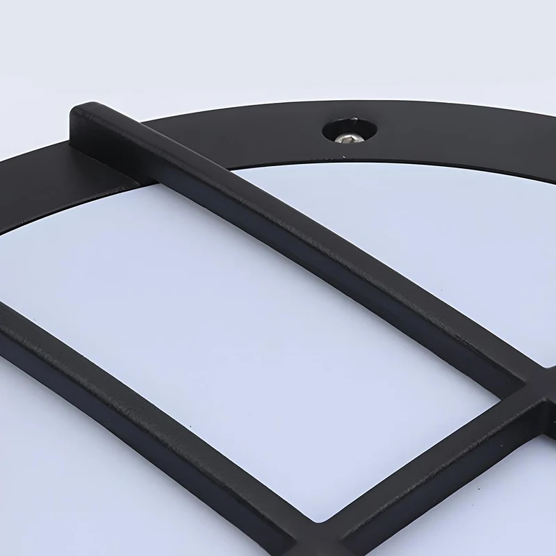 LED Wandlamp Buiten Rond Waterdicht IP56 Aluminium Minimalistisch Zwart Wit voor Veranda Tuin Terras | Sansoti