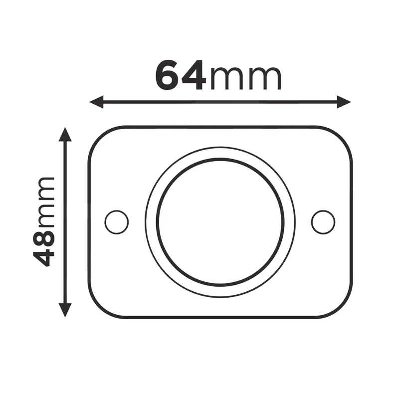 Unterputz-Ladegerät mit zwei Anschlüssen, 12/24 V, Typ USB-C