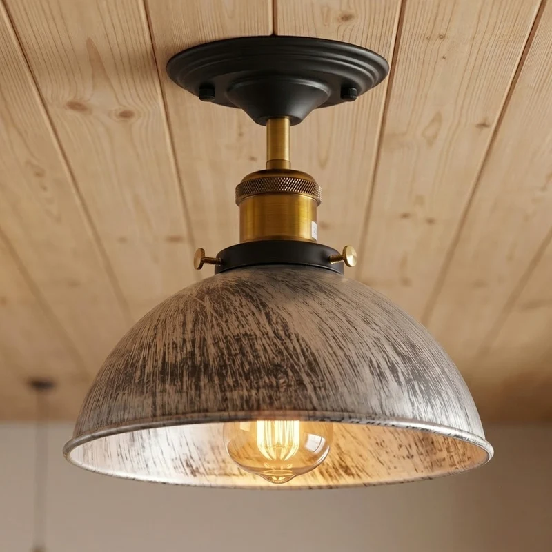 Industrial Contemporary Deckenleuchte E27 Vintage Deckenlampe ~3892