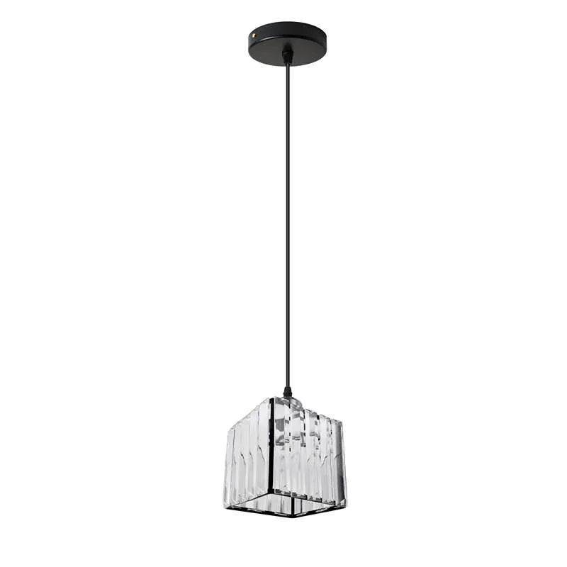 Mini Kristall Kronleuchter Würfel Modern | E27 Fassung ~3857