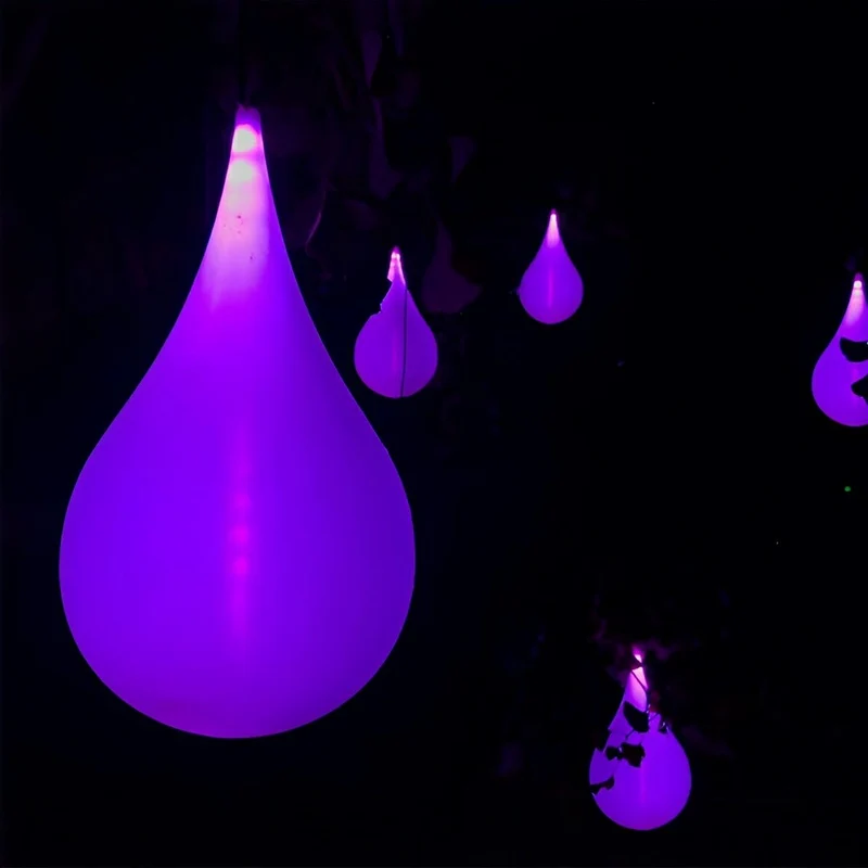 Hanglamp Druppelvorm LED Waterdicht IP65 Buiten Tuin Terras Modern Design Verlichting Wit Plastic Sfeer | Sansoti