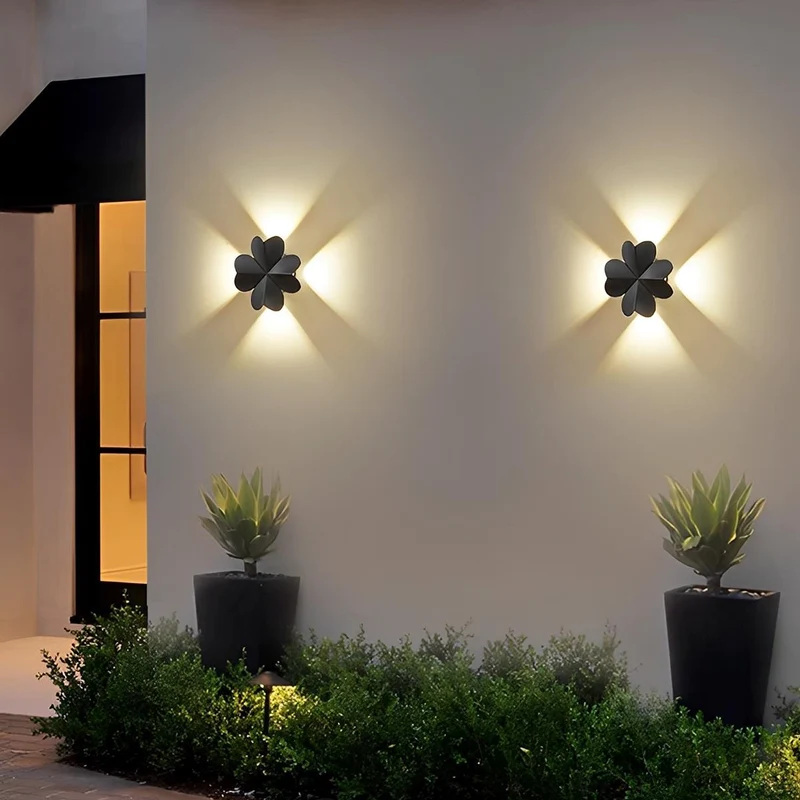 LED Buitenlamp Wand Dierenmotief Vlinder Zeemeeuw Zeester Aluminium Waterdicht IP65 Tuin Terras Verlichting | Sansoti