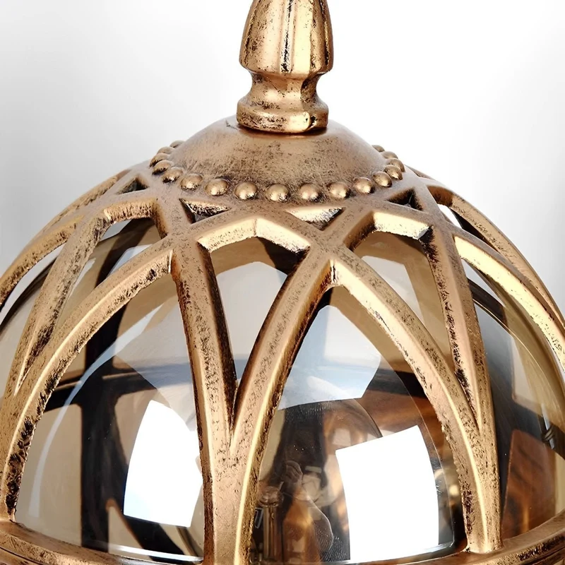 Vintage Buitenlamp Weerbestendig Aluminium E27 Wandlantaarn Nostalgische Verlichting Tuin Entree Balkon Terras | Sansoti