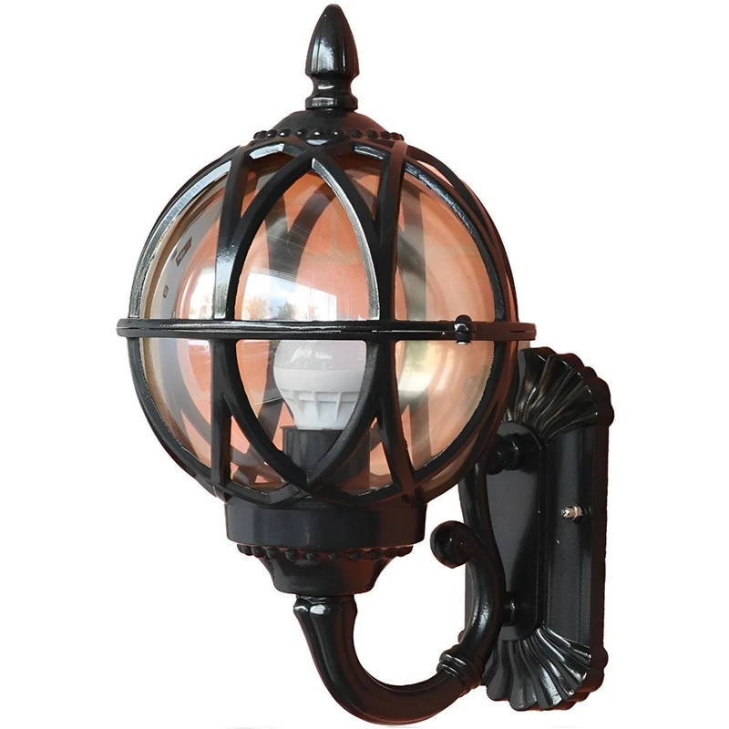 Vintage Buitenlamp Weerbestendig Aluminium E27 Wandlantaarn Nostalgische Verlichting Tuin Entree Balkon Terras | Sansoti
