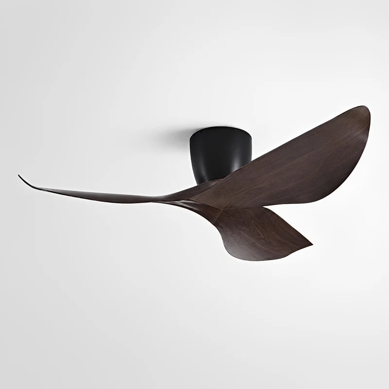 Plafondventilator 6 Snelheden Omkeerbaar DC Motor Stil 38-48 cm Modern Minimalistisch Design Zonder Licht | Sansoti
