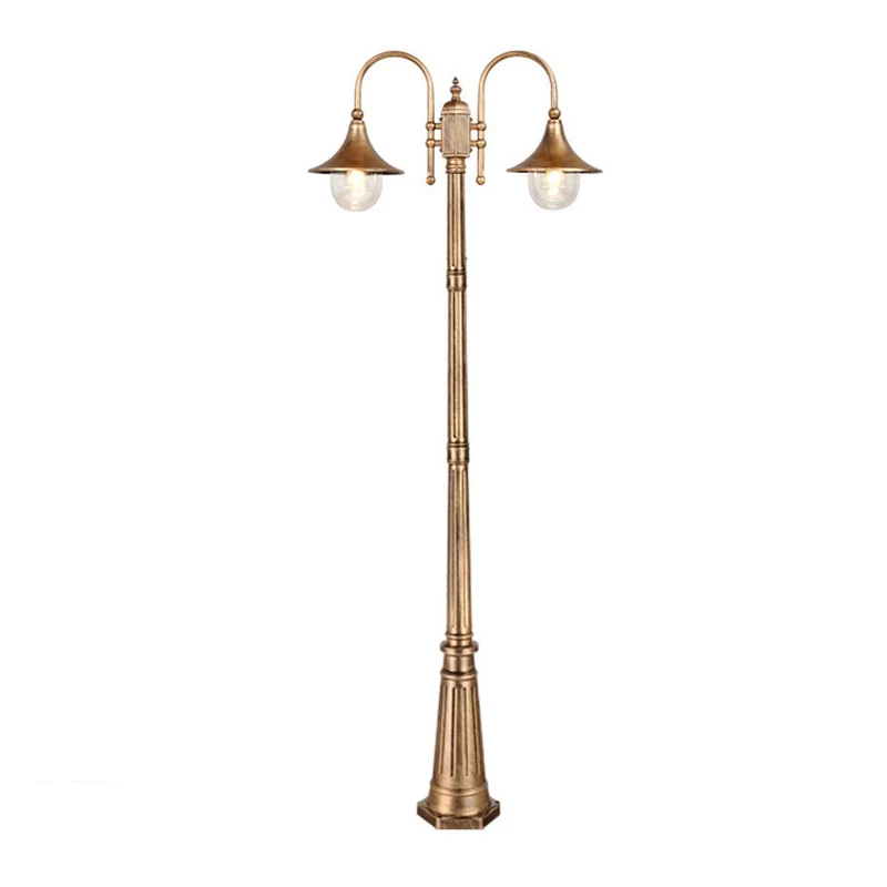 Vintage Tuinlantaarn LED Padverlichting Zwart Brons Waterdicht Buitenlamp Staande Tuinverlichting Sfeerlamp | Sansoti