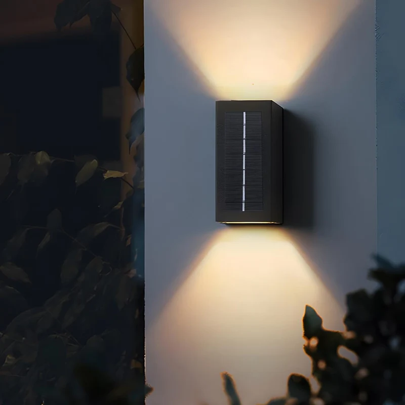 Buitenwandlamp Zwart LED Tweezijdig 3000K IP65 Waterdicht Tuinverlichting Moderne Gevelverlichting Buitenlamp | Sansoti