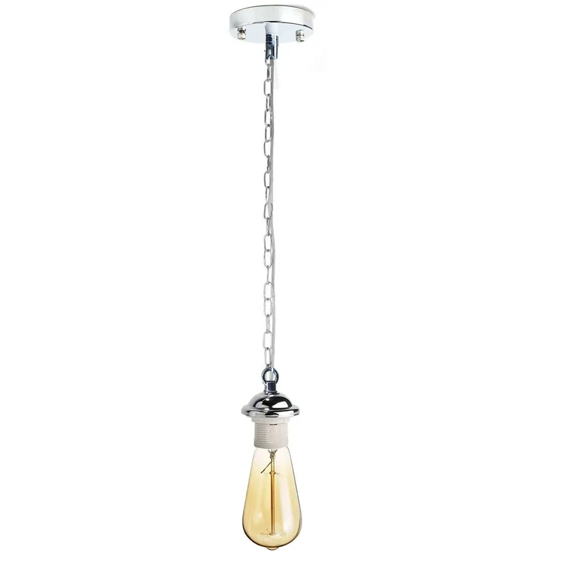 Retro Industrie Ketten Pendelleuchte E27 Fassung ~3728