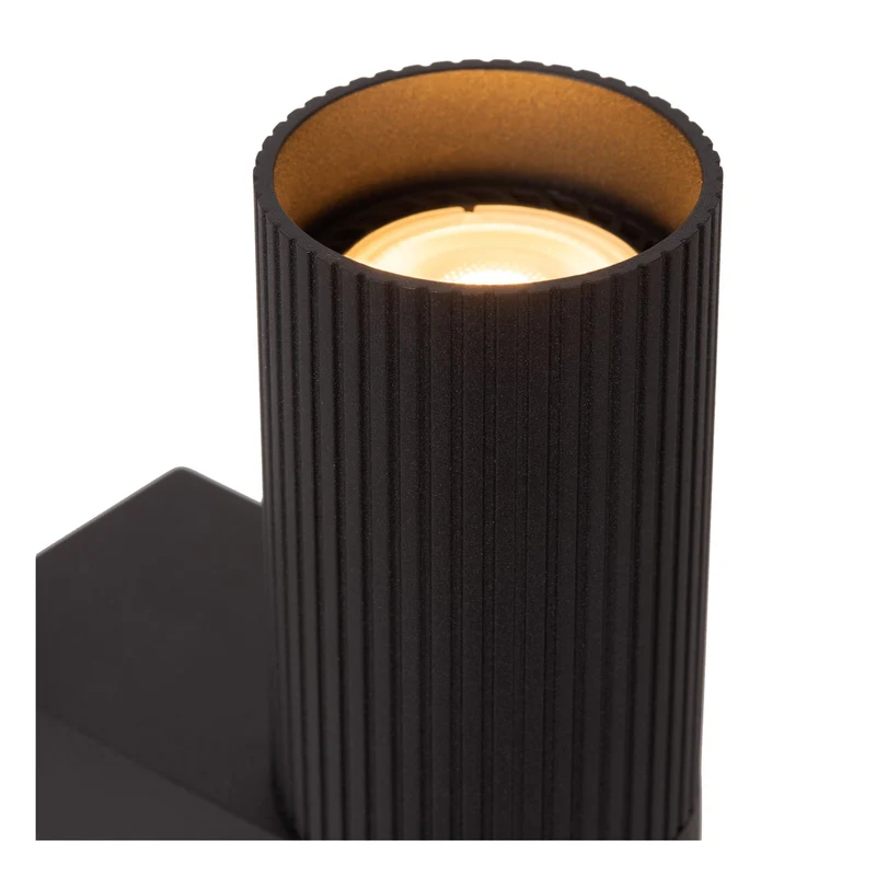 Wandspot Clubs 2-flammig Up & Down Schwarz