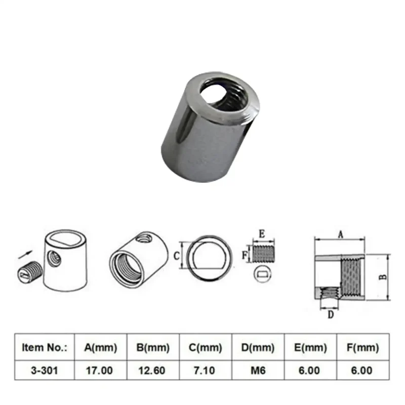 M10 Metall Zugentlastung Kordelgriff 10mm | All Seasons Life ~3850