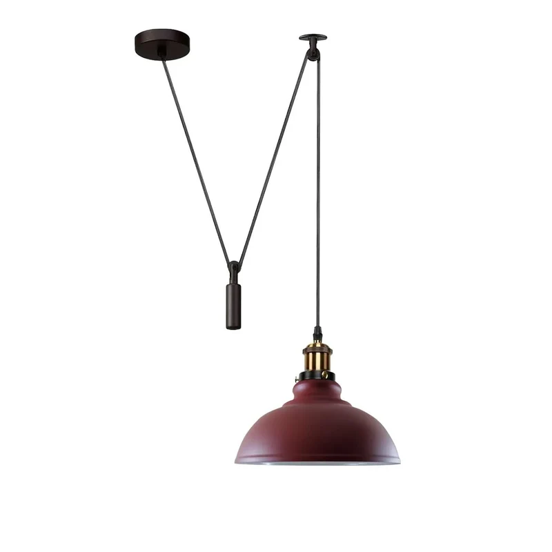 Industrial Flaschenzug Pendelleuchte 2m Hängelampe ~3867